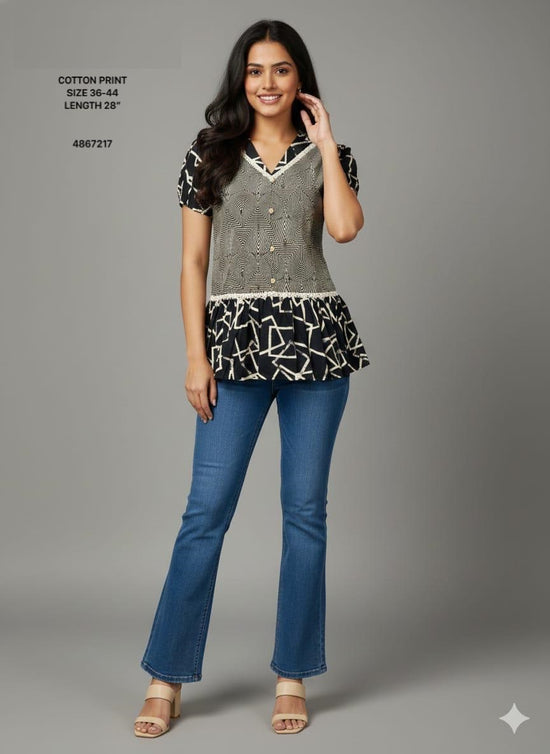 Naisha K 804 Cotton Printed Tops