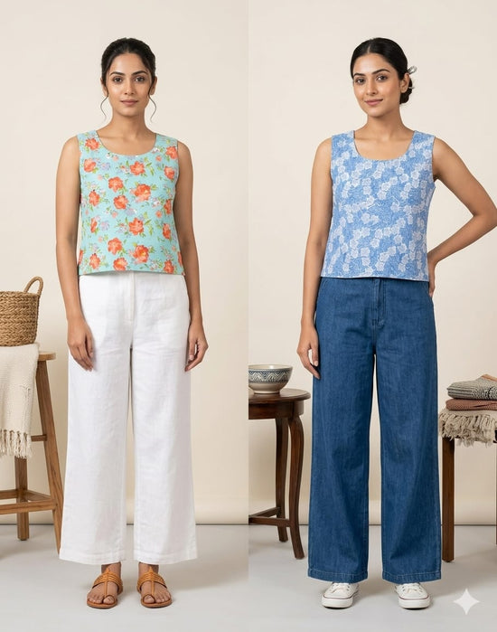 Naisha K 812 Cotton Printed Co Ord Set