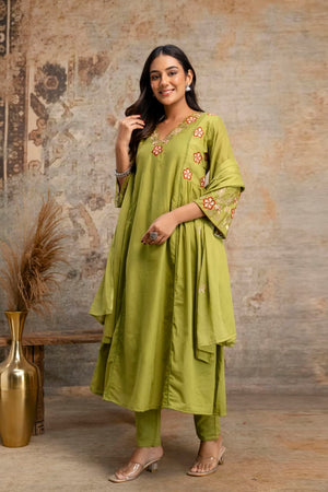 NAISHA K 857 Kurti Pant Dupatta Set Wholesale Catalogue - Amrah Wholesale