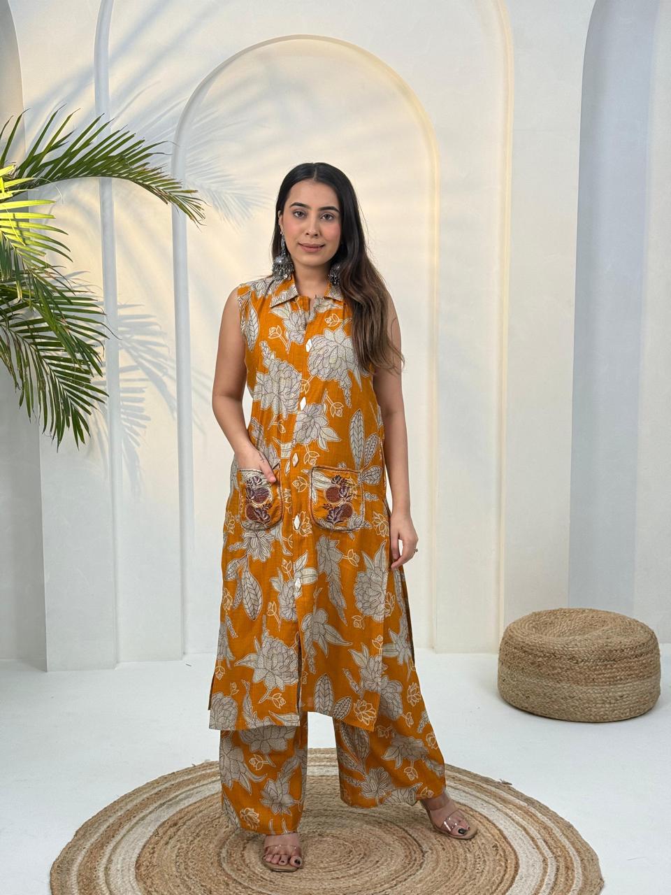 Amrah Wholesale Naisha K 943 Vertican Kurti Pant Set
