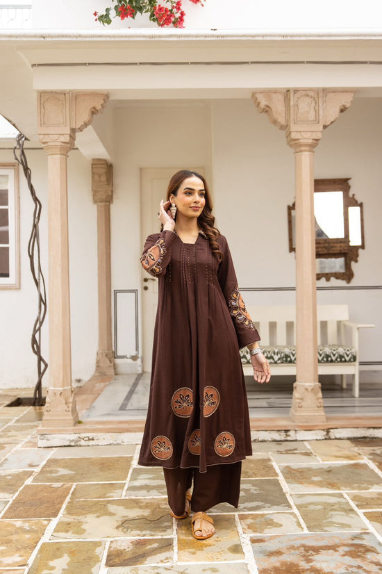 Amrah Wholesale Naisha K 981 Cotton Flex Embroidered Kurti Set