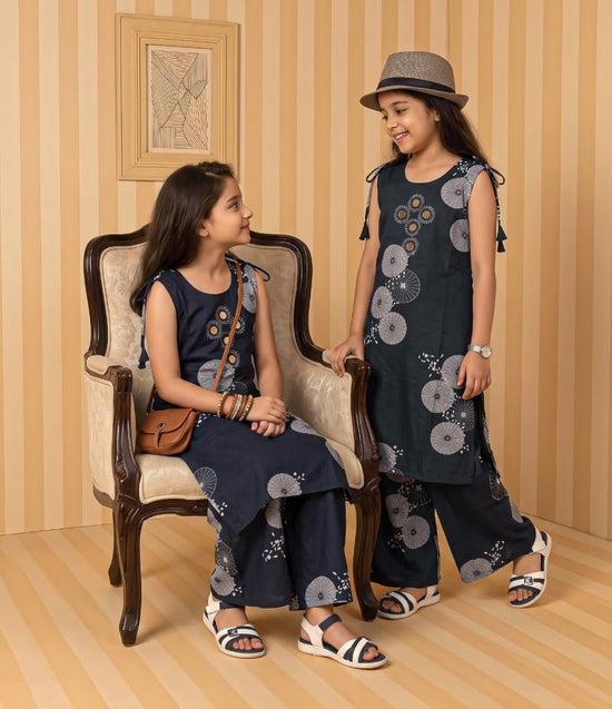 Naisha Kids 13 Rayon Manual Work Co Ord Set