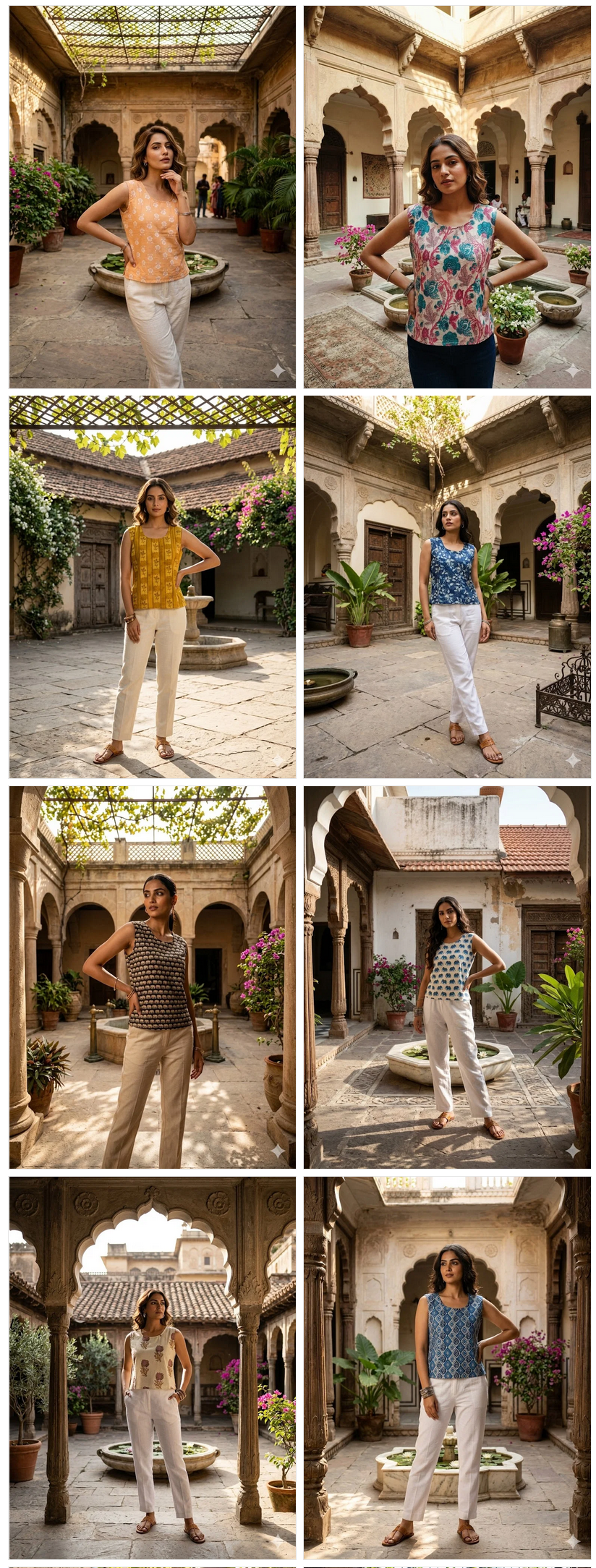 Naisha Short Tops Vol 1 Cotton Printed Tops