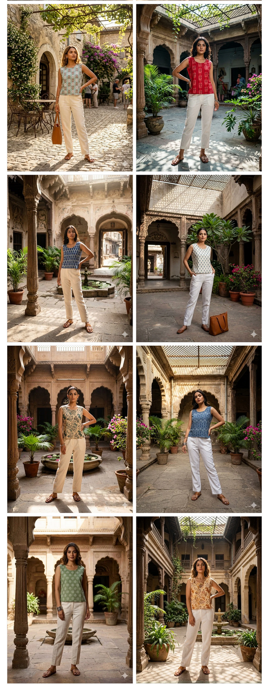 Naisha Short Tops Vol 1 Cotton Printed Tops