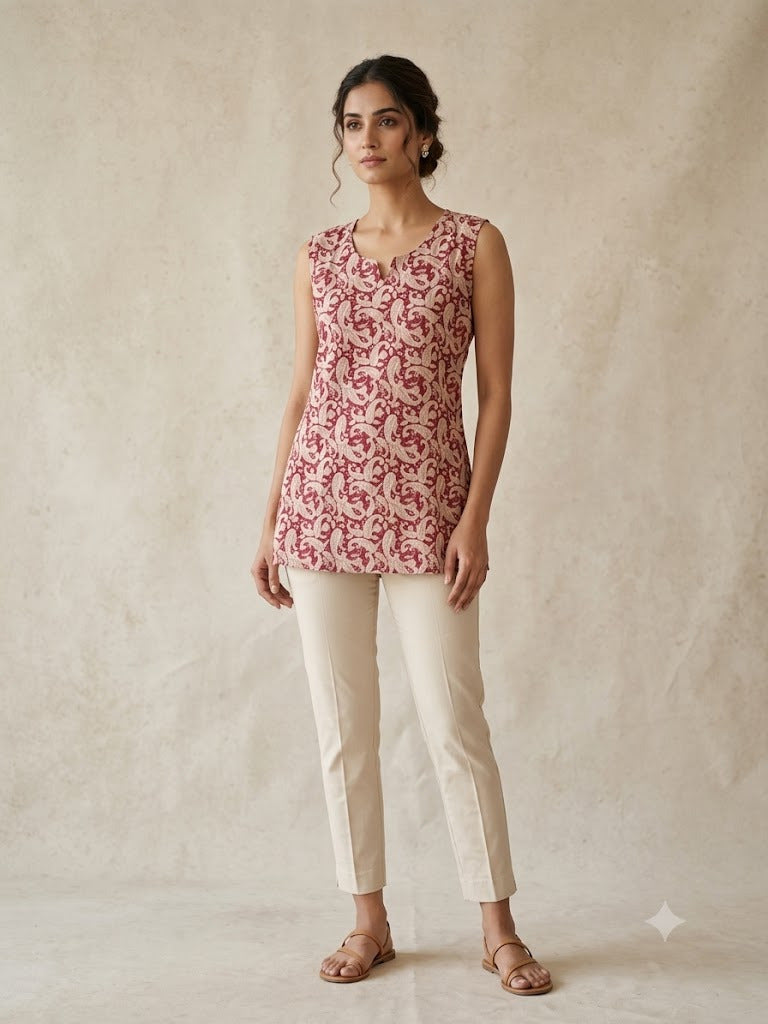 Naisha Short Tops Vol 2 Cotton Printed Tops