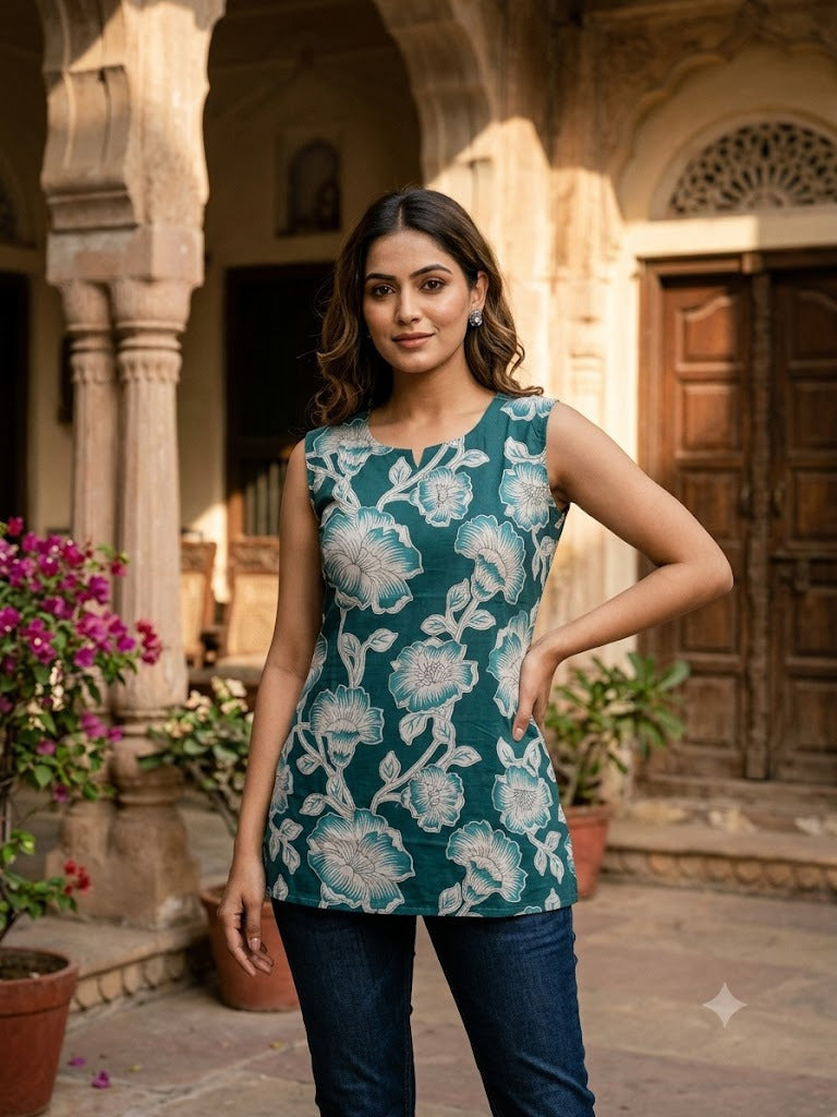 Naisha Short Tops Vol 2 Cotton Printed Tops