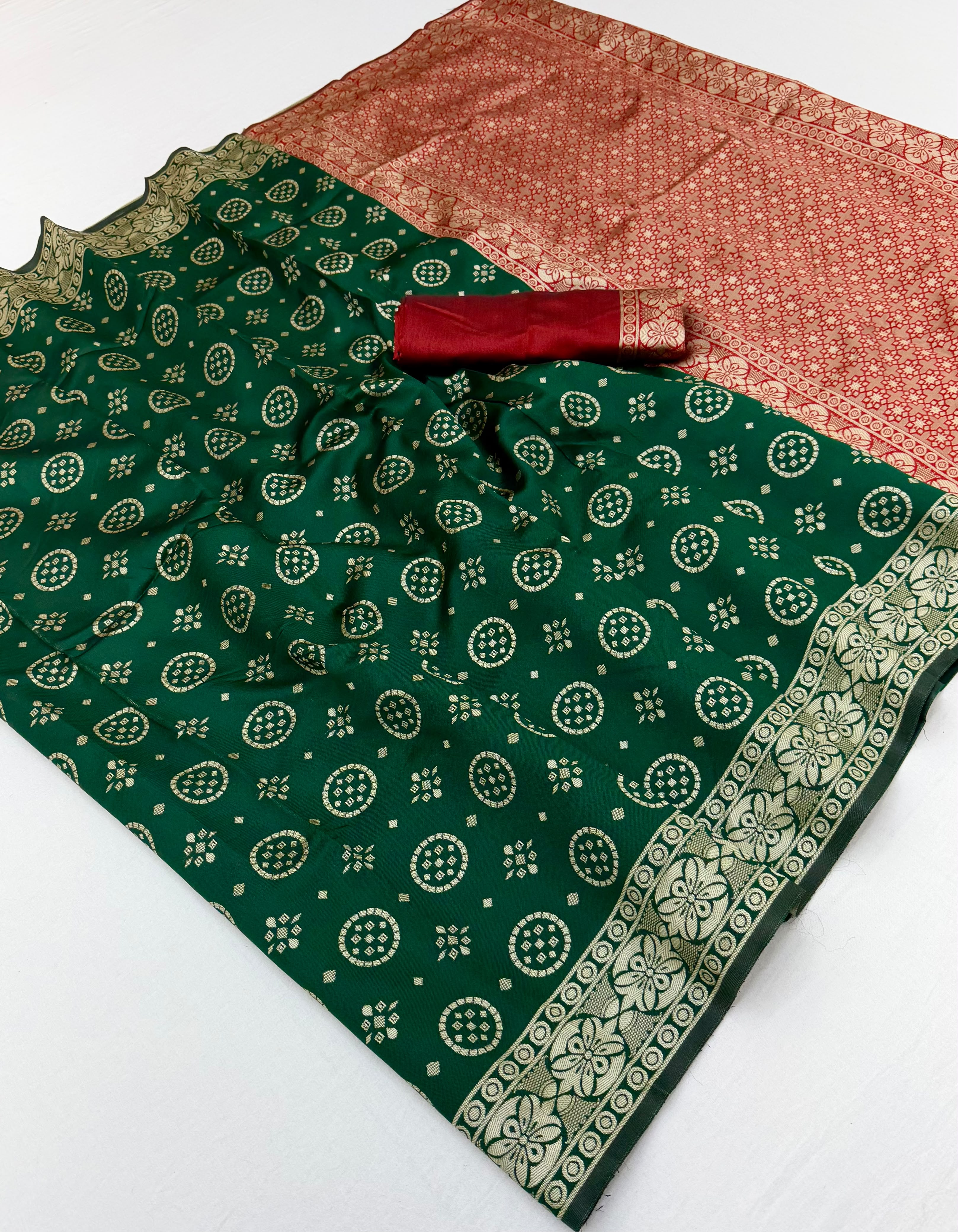 Amrah Wholesale Nandini Vol 03 Banarasi Silk Jacquard Work Saree Collection