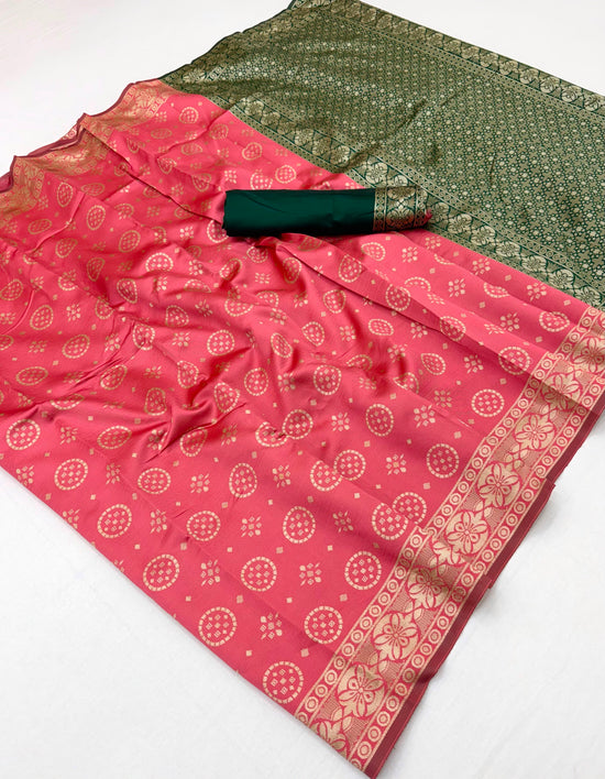 Amrah Wholesale Nandini Vol 03 Banarasi Silk Jacquard Work Saree Collection