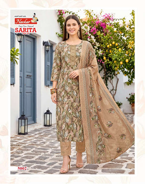 Navkar Sarita Vol-5 Cotton Printed Salwar Suit Set