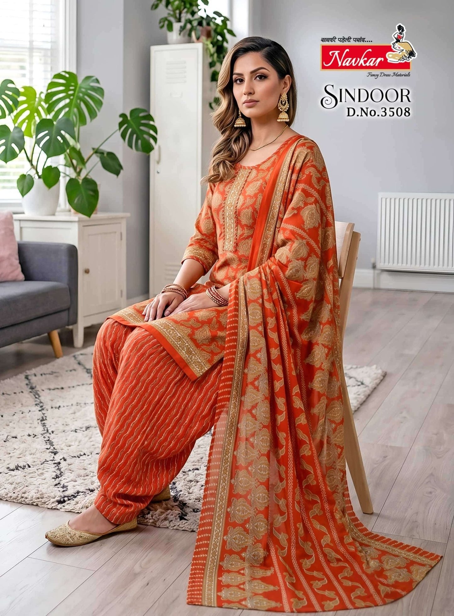 Navkar Sindoor Vol 35 Readymade Cotton Patiyala Suit Set - Amrah Wholesale