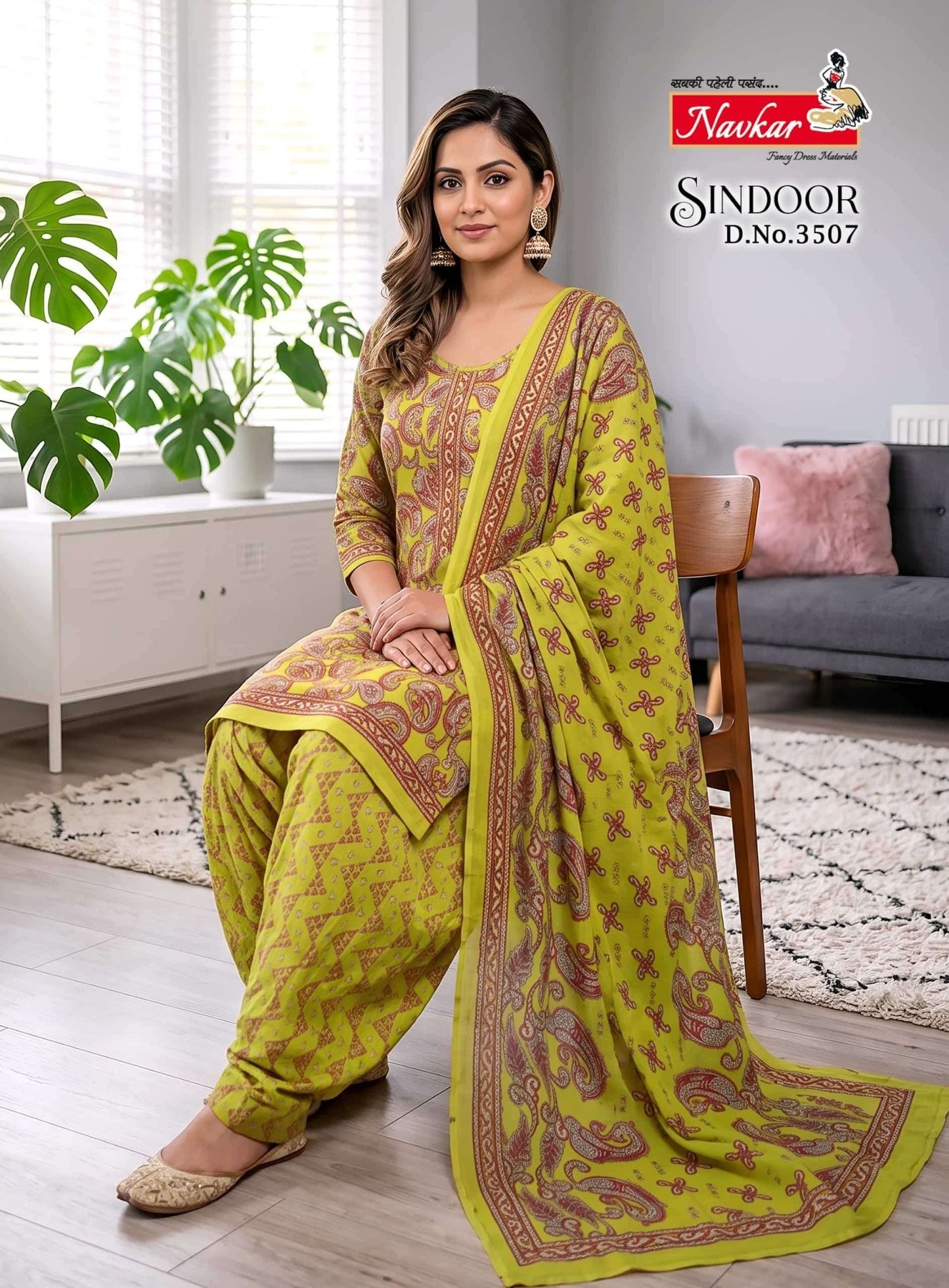 Navkar Sindoor Vol 35 Readymade Cotton Patiyala Suit Set - Amrah Wholesale