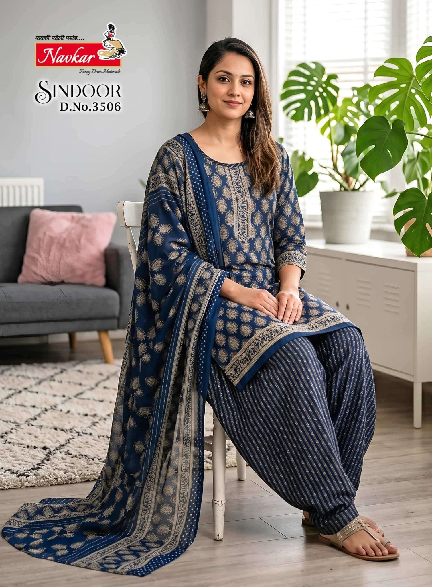 Navkar Sindoor Vol 35 Readymade Cotton Patiyala Suit Set - Amrah Wholesale