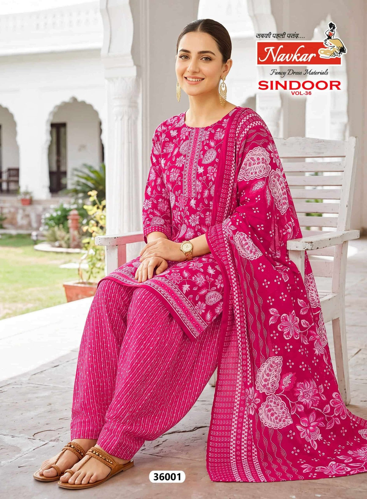 NAVKAR SINDOOR VOL-36 Cotton Printed Salwar Suit Set - Amrah Wholesale