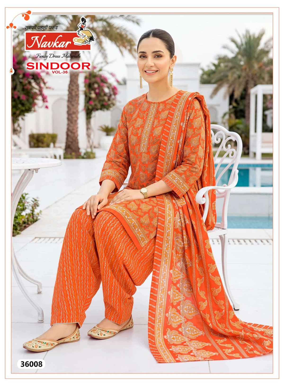 NAVKAR SINDOOR VOL-36 Cotton Printed Salwar Suit Set - Amrah Wholesale
