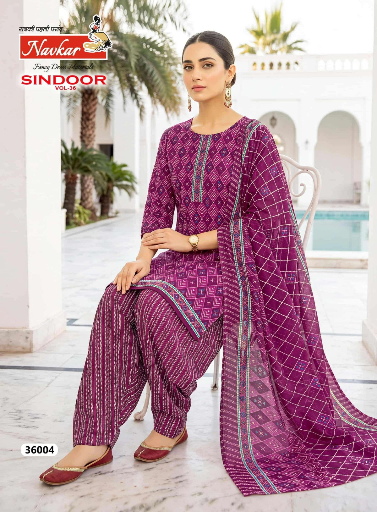NAVKAR SINDOOR VOL-36 Cotton Printed Salwar Suit Set - Amrah Wholesale