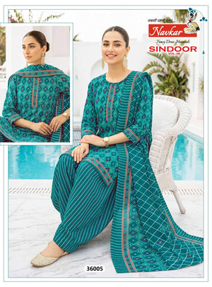 NAVKAR SINDOOR VOL-36 Cotton Printed Salwar Suit Set - Amrah Wholesale