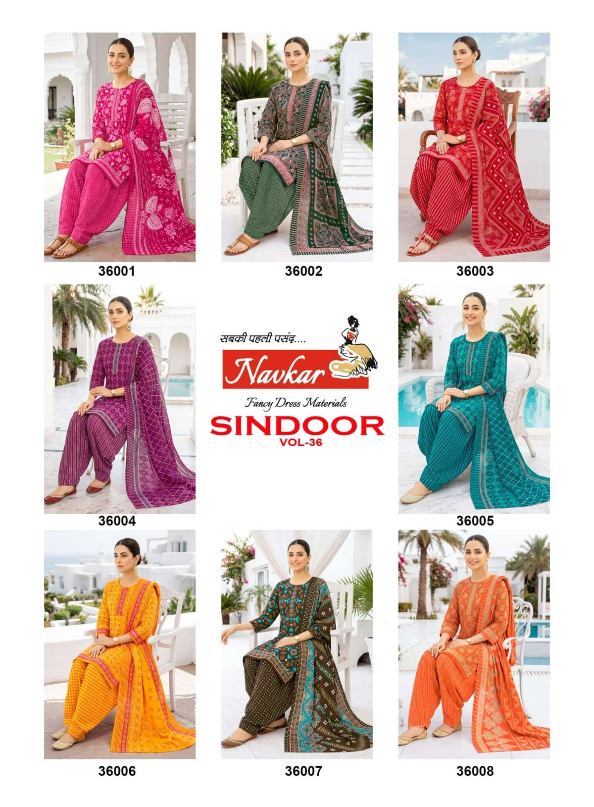 NAVKAR SINDOOR VOL-36 Cotton Printed Salwar Suit Set - Amrah Wholesale