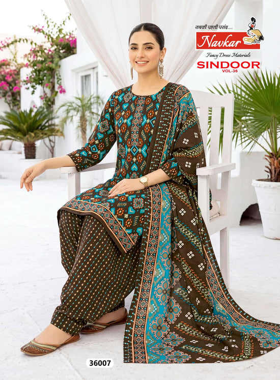 NAVKAR SINDOOR VOL-36 Cotton Printed Salwar Suit Set