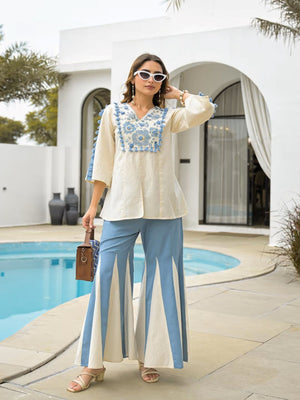 Neelpari 01 Rayon Co Ord Set - Amrah Wholesale