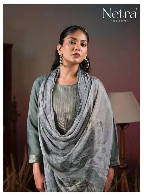 Netra Aarna Vol 6 Bemberg Muslin Dress Material - Amrah Wholesale