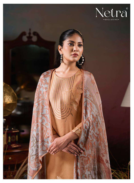 Netra Aarna Vol 6 Bemberg Muslin Dress Material - Amrah Wholesale