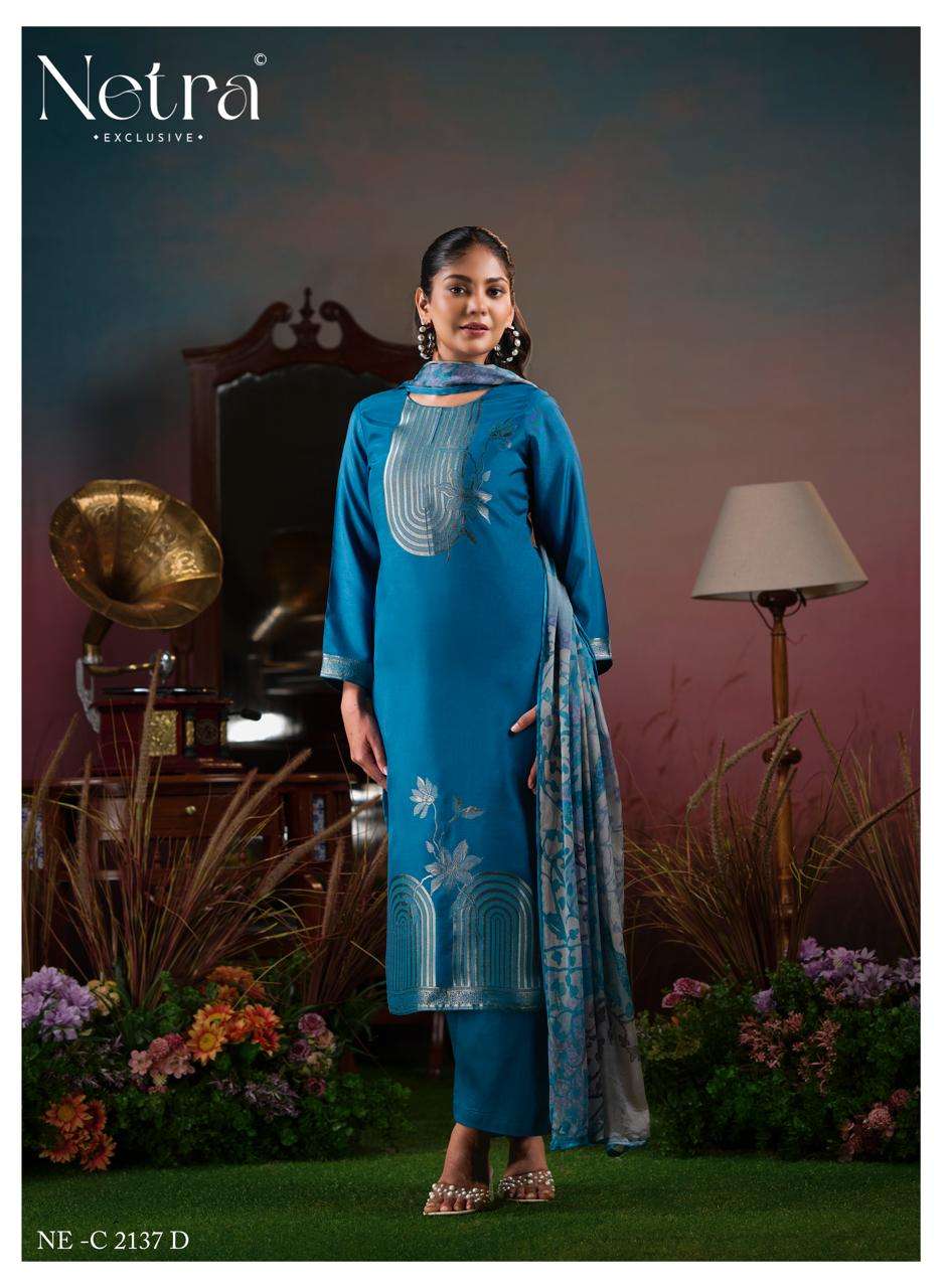 Netra Aarna Vol 6 Bemberg Muslin Dress Material - Amrah Wholesale