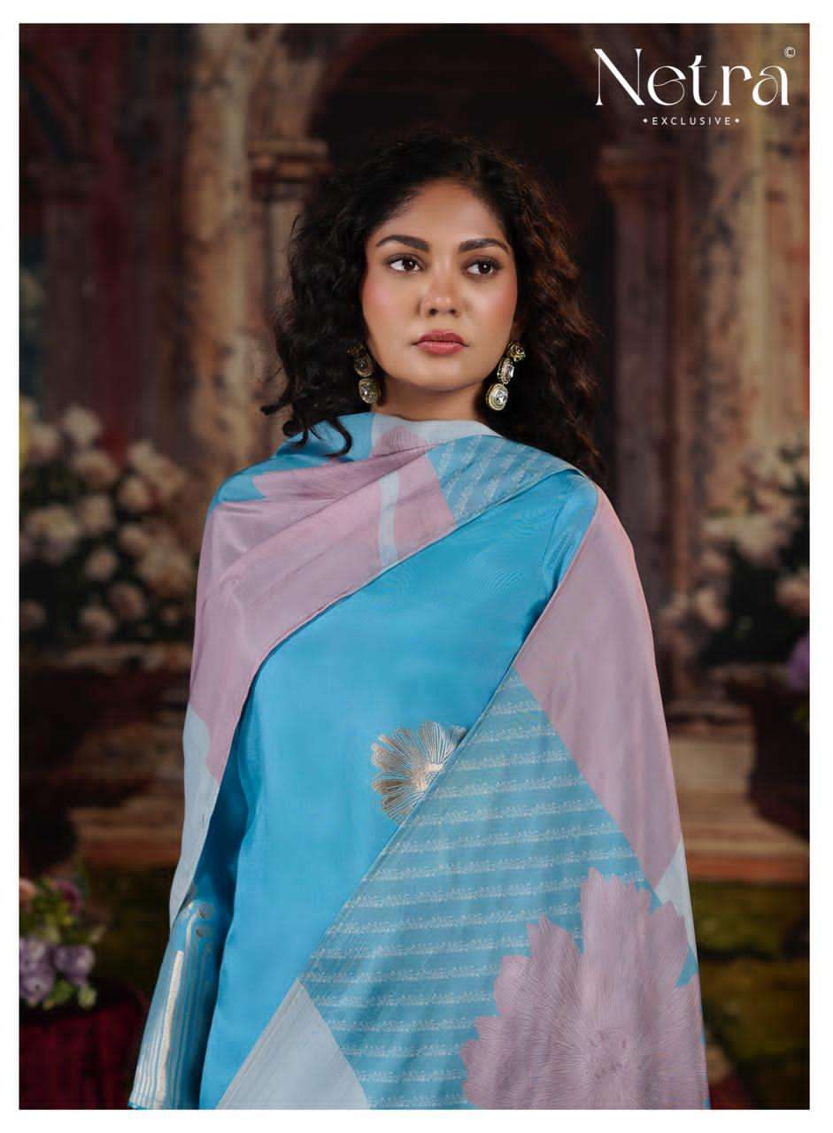 Netra Aarna Vol 7 Muslin Jacquard Dress Material - Amrah Wholesale