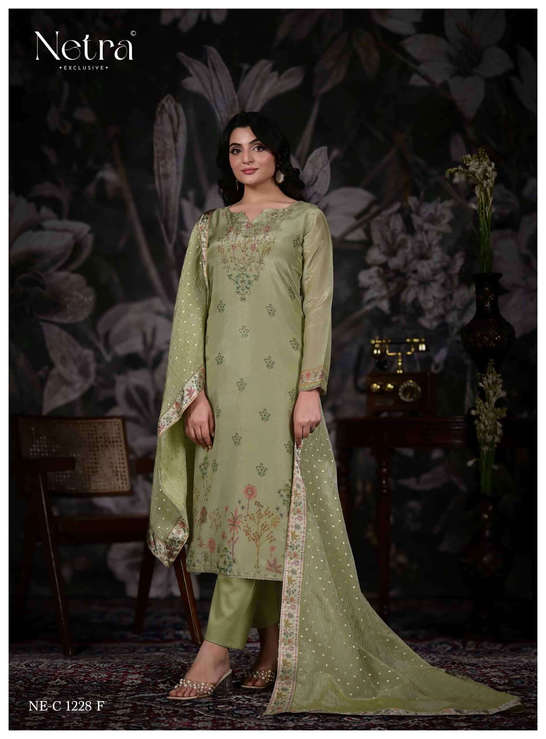 Netra Anesa Dress Material Wholesale Catalogue - Amrah Wholesale