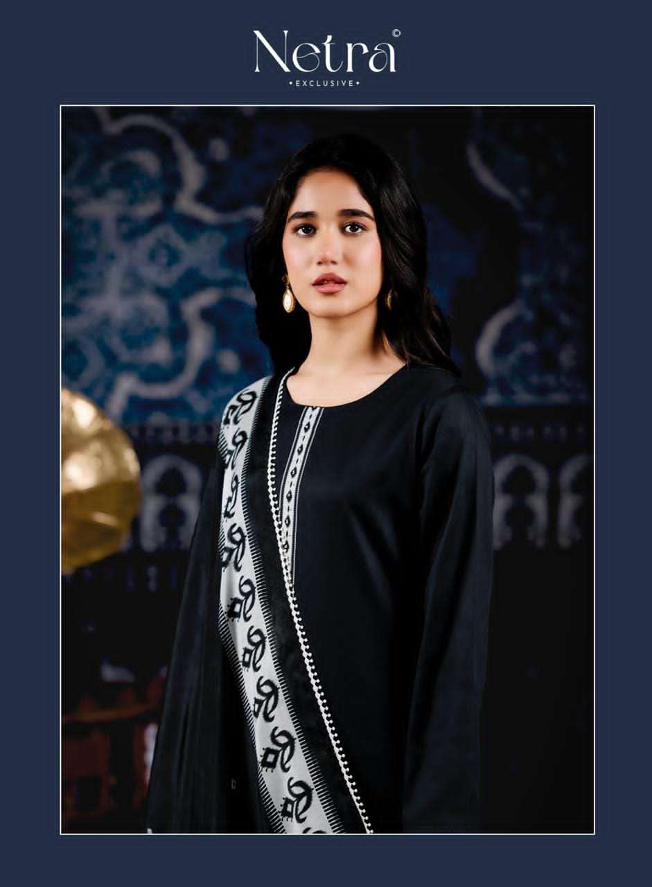 Netra Exclusive Avantika Premium Cotton Handwork Dress Material