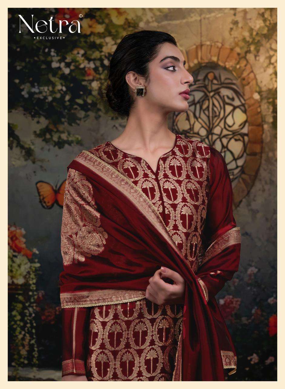 Netra Ayaka Vol 2 Viscose Silk Jacquard Dress Material