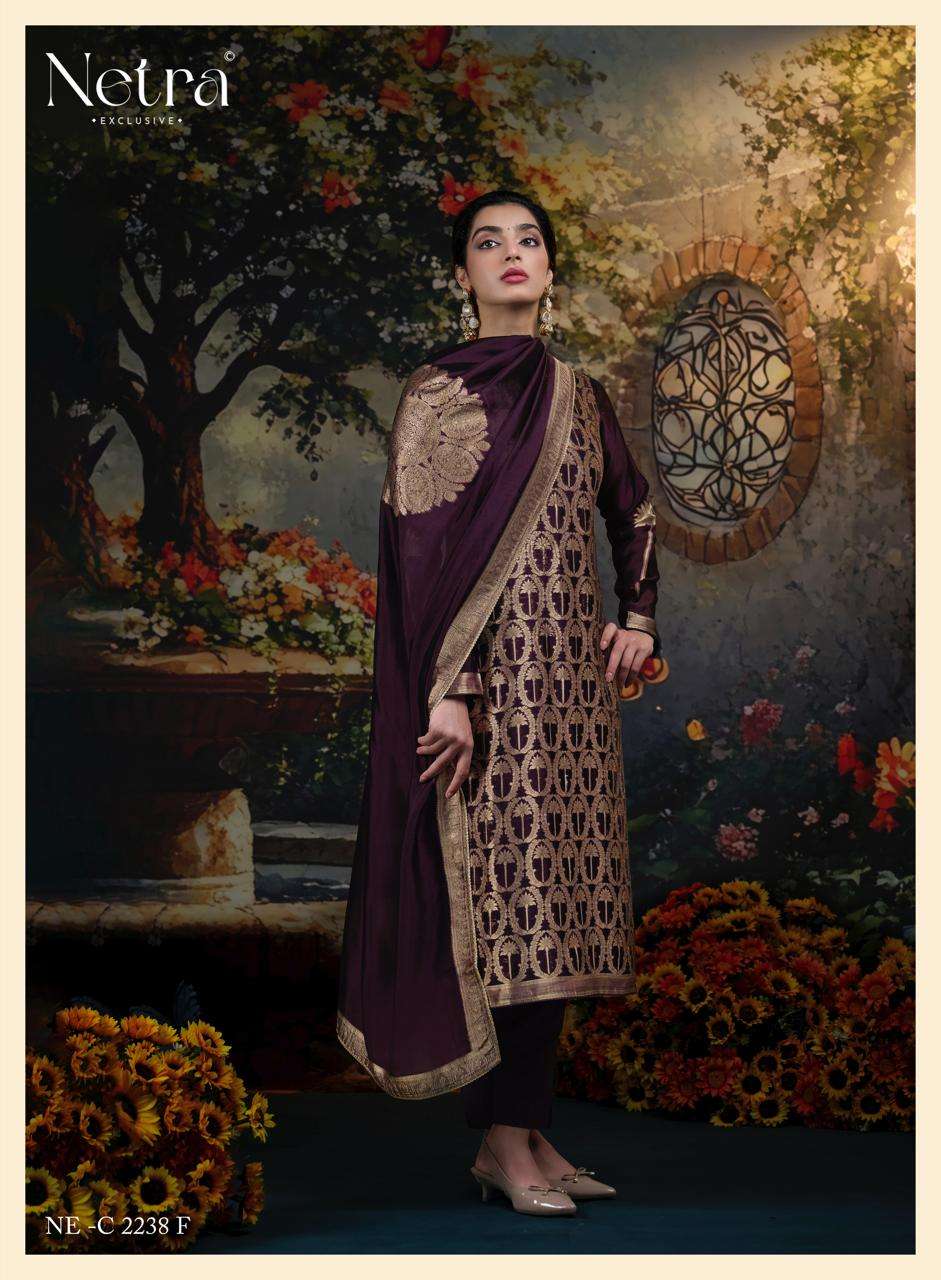 Netra Ayaka Vol 2 Viscose Silk Jacquard Dress Material
