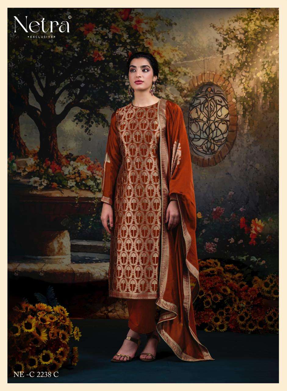 Netra Ayaka Vol 2 Viscose Silk Jacquard Dress Material