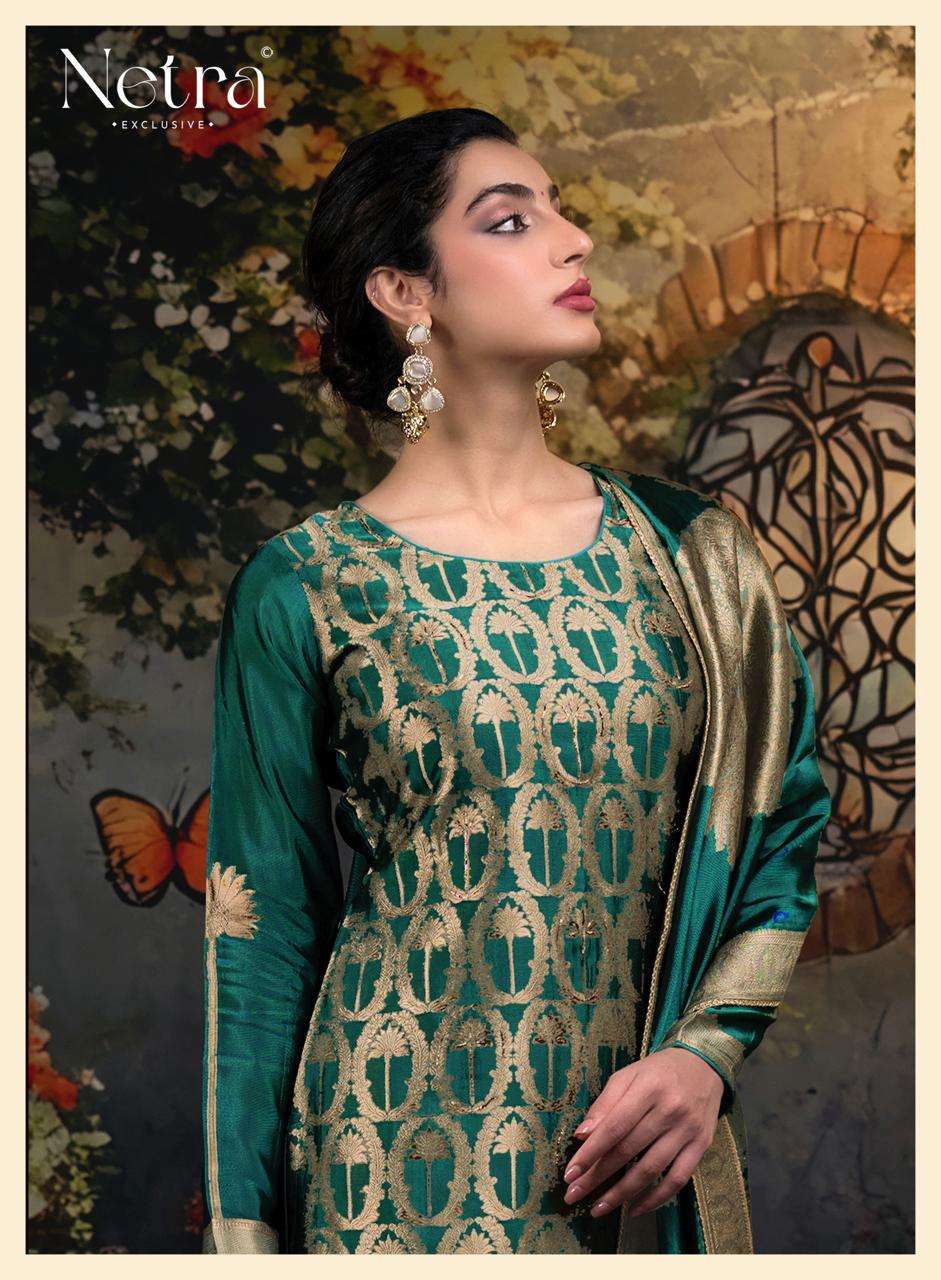 Netra Ayaka Vol 2 Viscose Silk Jacquard Dress Material