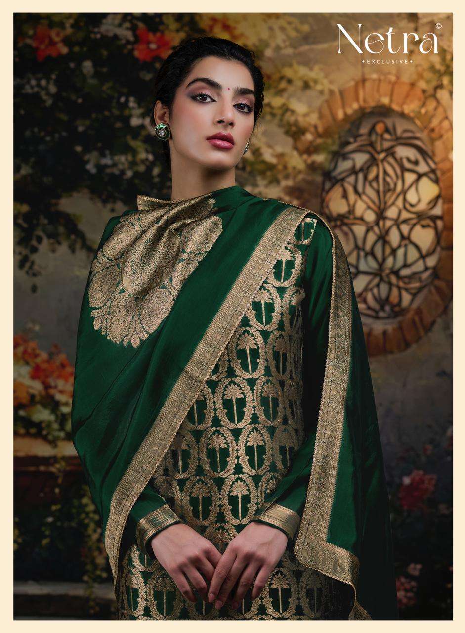 Netra Ayaka Vol 2 Viscose Silk Jacquard Dress Material