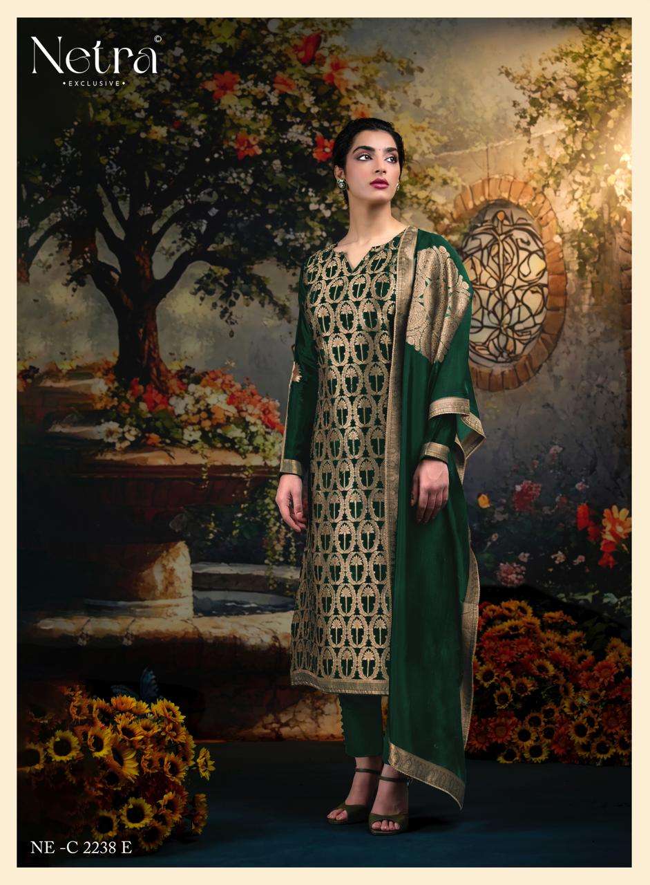 Netra Ayaka Vol 2 Viscose Silk Jacquard Dress Material