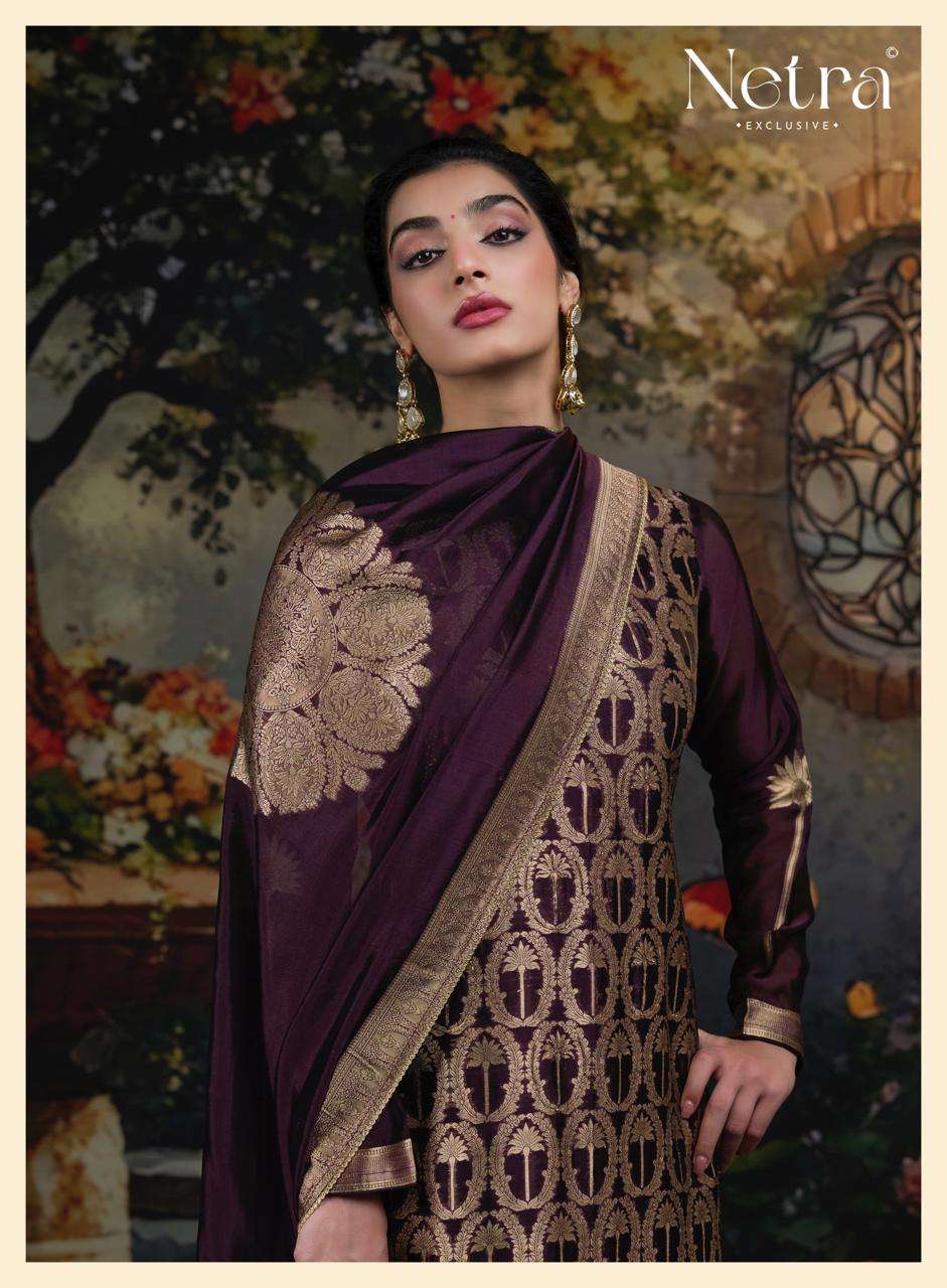 Netra Ayaka Vol 2 Viscose Silk Jacquard Dress Material