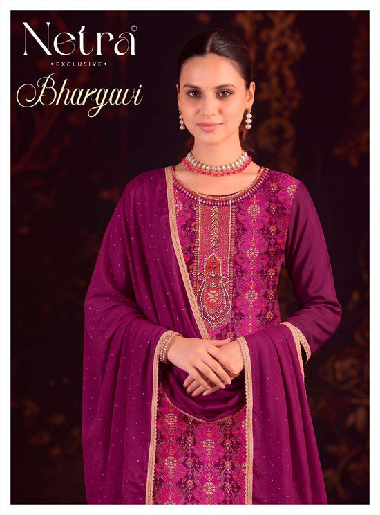 Netra Exclusive Bhargavi Exclusive Fancy Dress Material