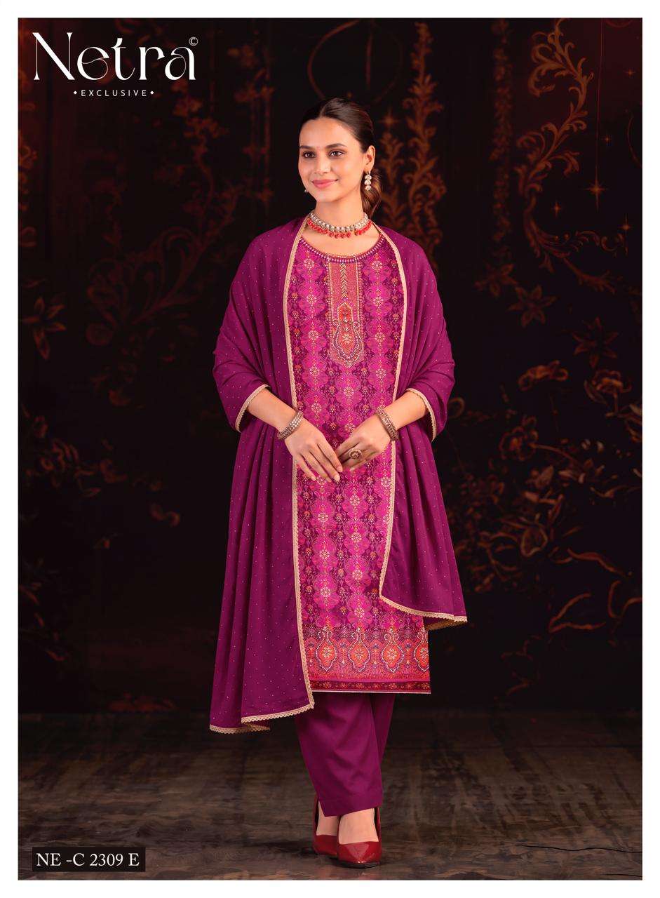 Netra Exclusive Bhargavi Exclusive Fancy Dress Material