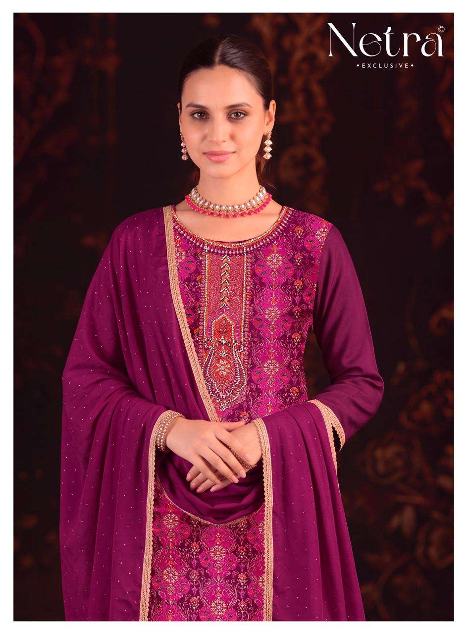 Netra Exclusive Bhargavi Exclusive Fancy Dress Material