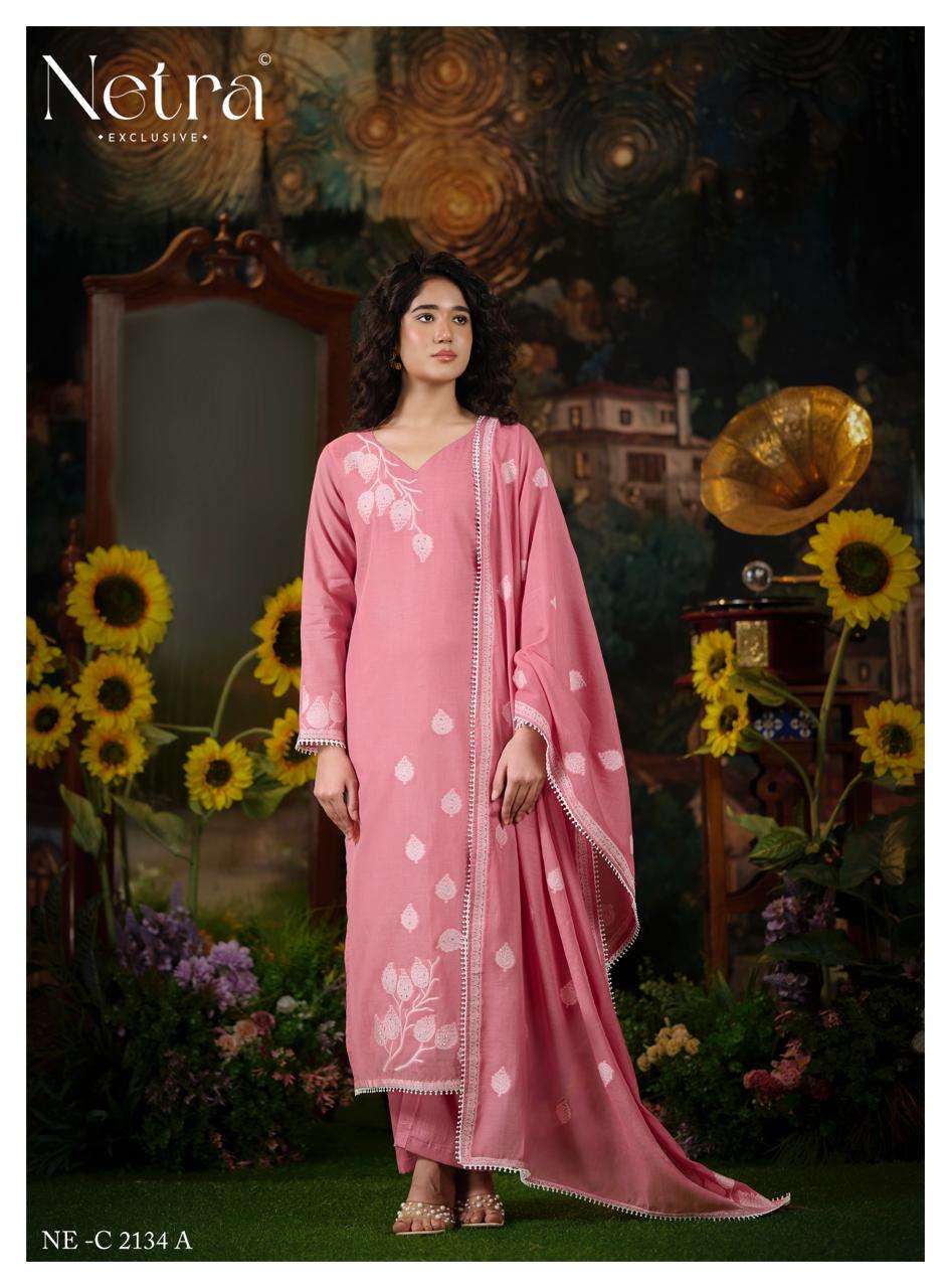 Netra Exclusive Eva Dress Material - Amrah Wholesale