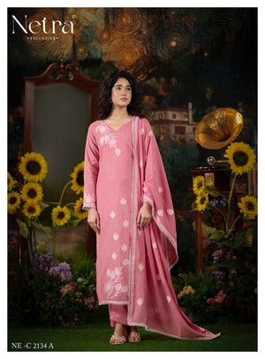 Netra Exclusive Eva Dress Material - Amrah Wholesale