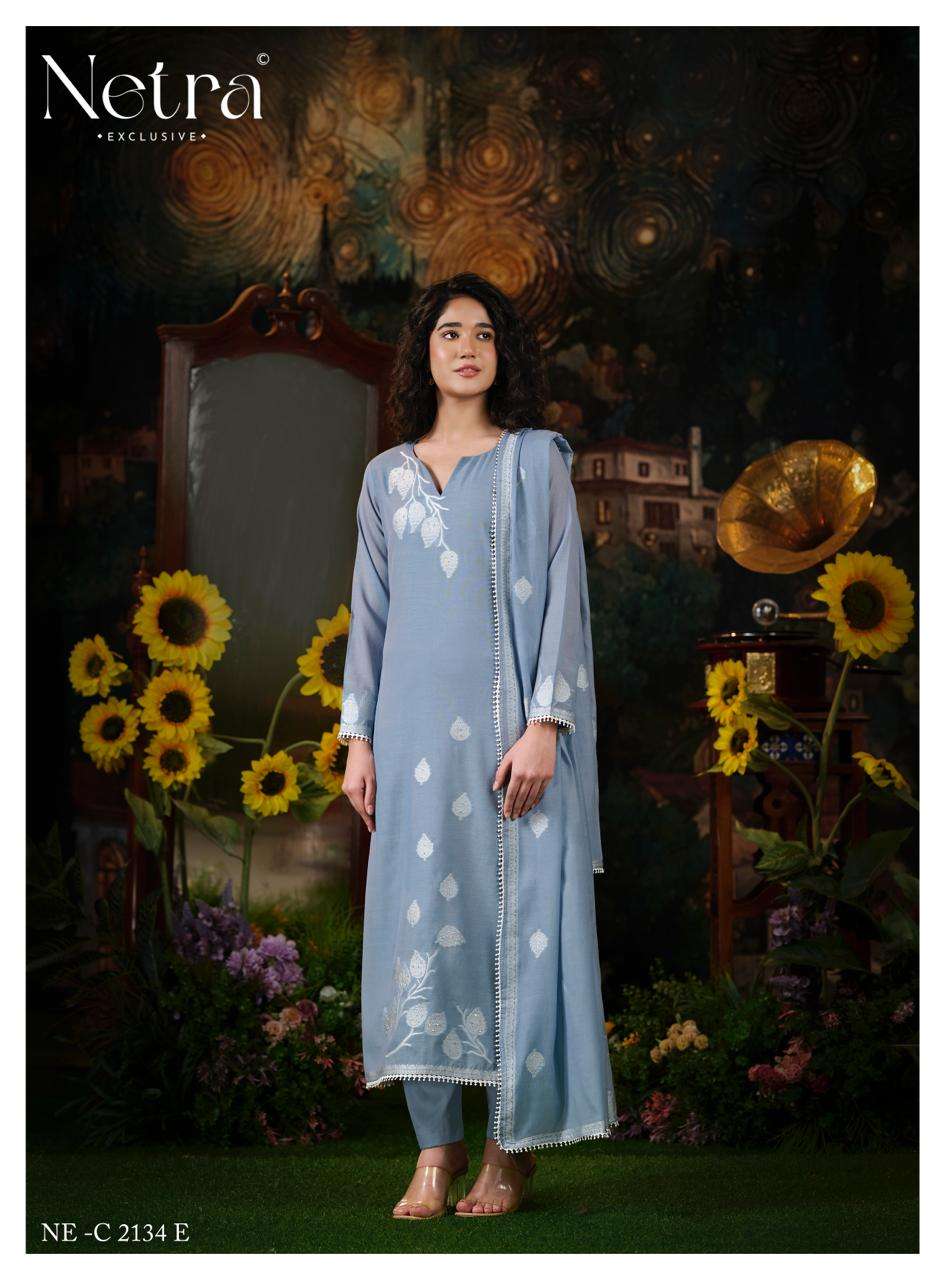 Netra Exclusive Eva Dress Material - Amrah Wholesale