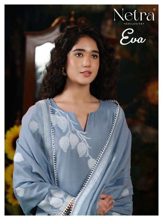 Netra Exclusive Eva Dress Material - Amrah Wholesale