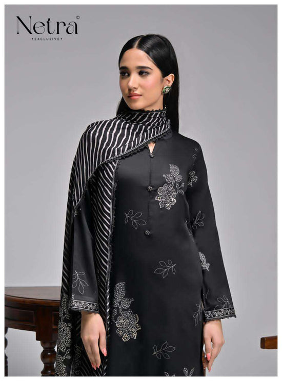 Netra Exclusive Aabha Pure Cotton Dress Material - Amrah Wholesale