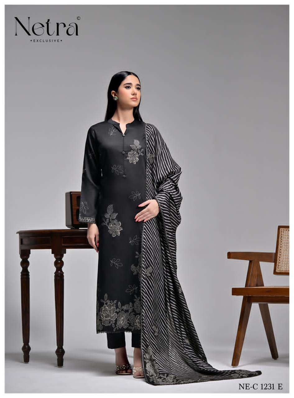Netra Exclusive Aabha Pure Cotton Dress Material - Amrah Wholesale