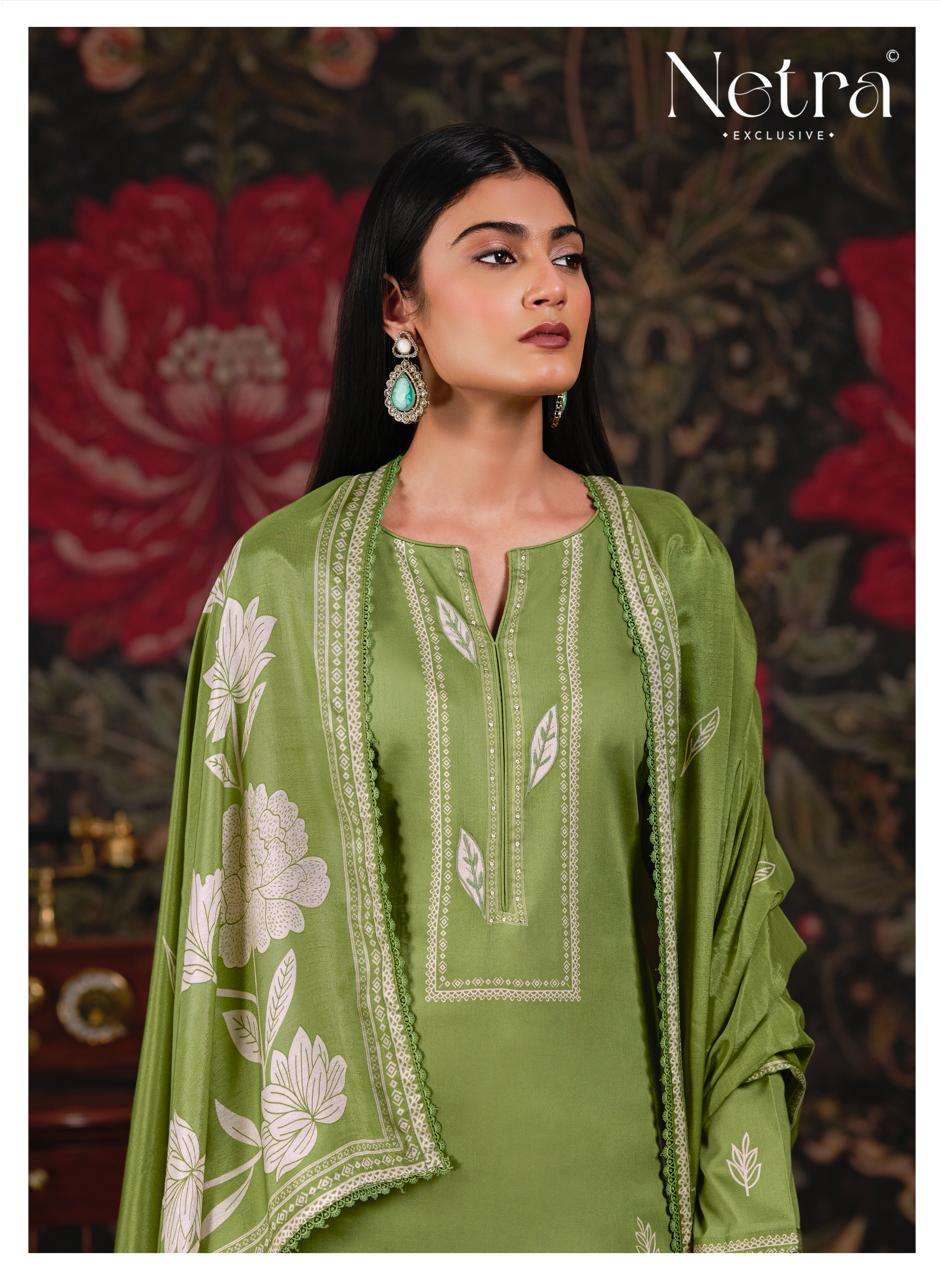 Netra Exclusive Aanchal Pure Cotton Digital Print Dress Material Wholesale Collection