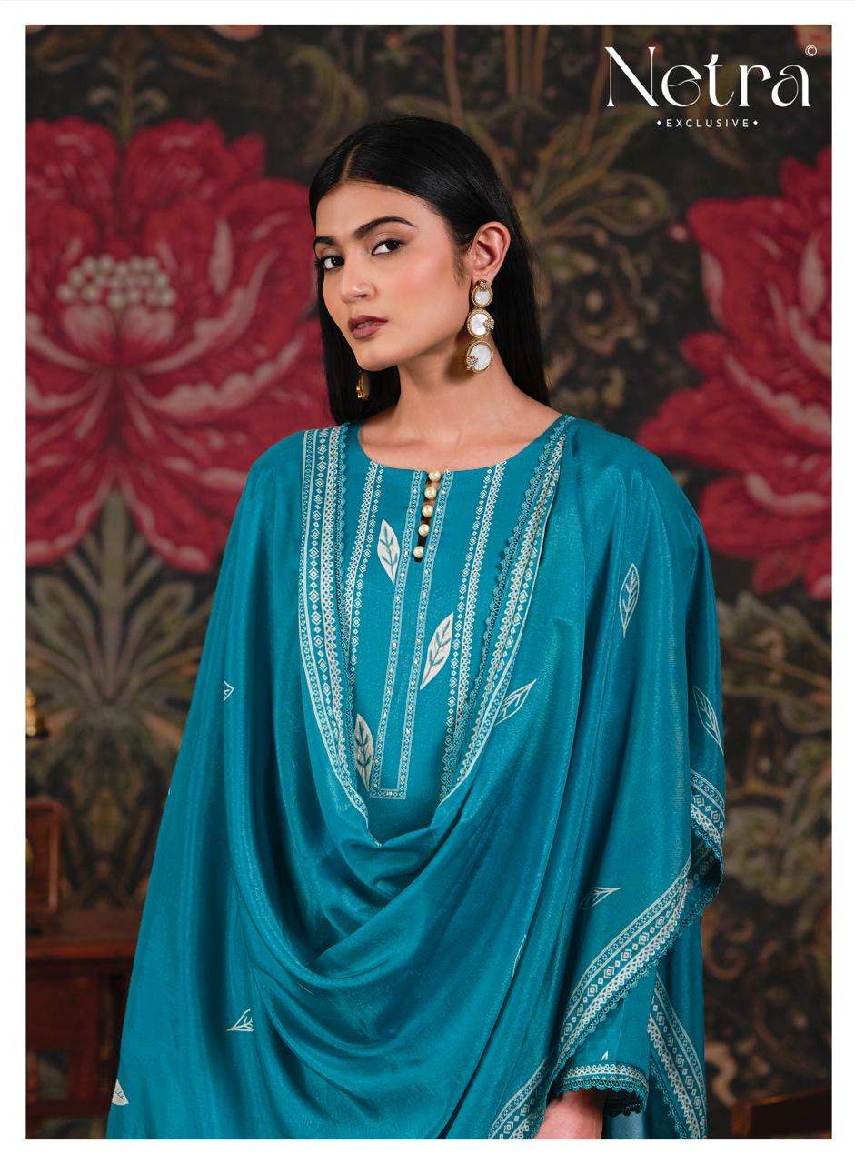 Netra Exclusive Aanchal Pure Cotton Digital Print Dress Material Wholesale Collection