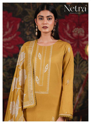 Netra Exclusive Aanchal Pure Cotton Digital Print Dress Material Wholesale Collection