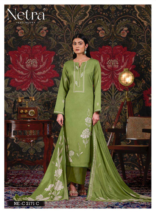 Netra Exclusive Aanchal Pure Cotton Digital Print Dress Material Wholesale Collection
