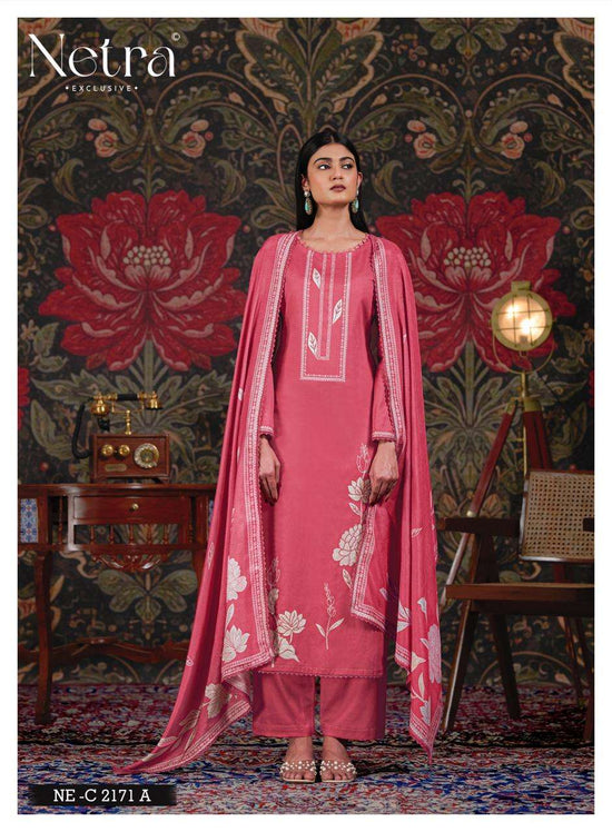 Netra Exclusive Aanchal Pure Cotton Digital Print Dress Material Wholesale Collection